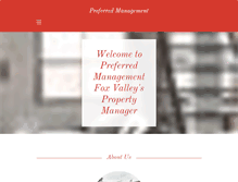 Tablet Screenshot of preferredmanagementusa.com